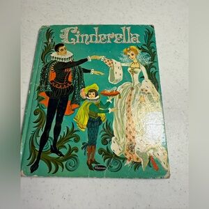 1961 Book Whitman Publishing “Cinderella” - Vintage Fairytale Hardcover